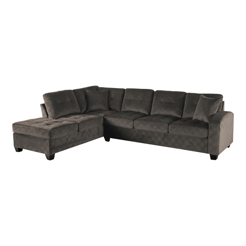 Homelegance Emilio Fabric 2 pc Sectional 8367CH* IMAGE 1