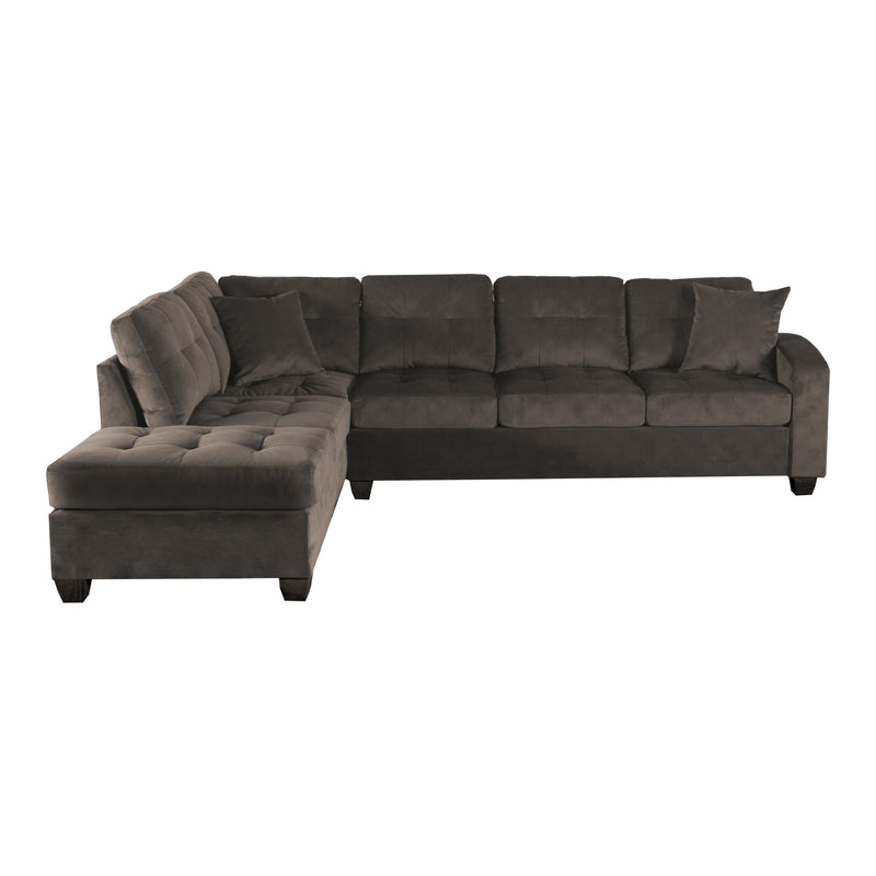 Homelegance Emilio Fabric 2 pc Sectional 8367CH* IMAGE 2