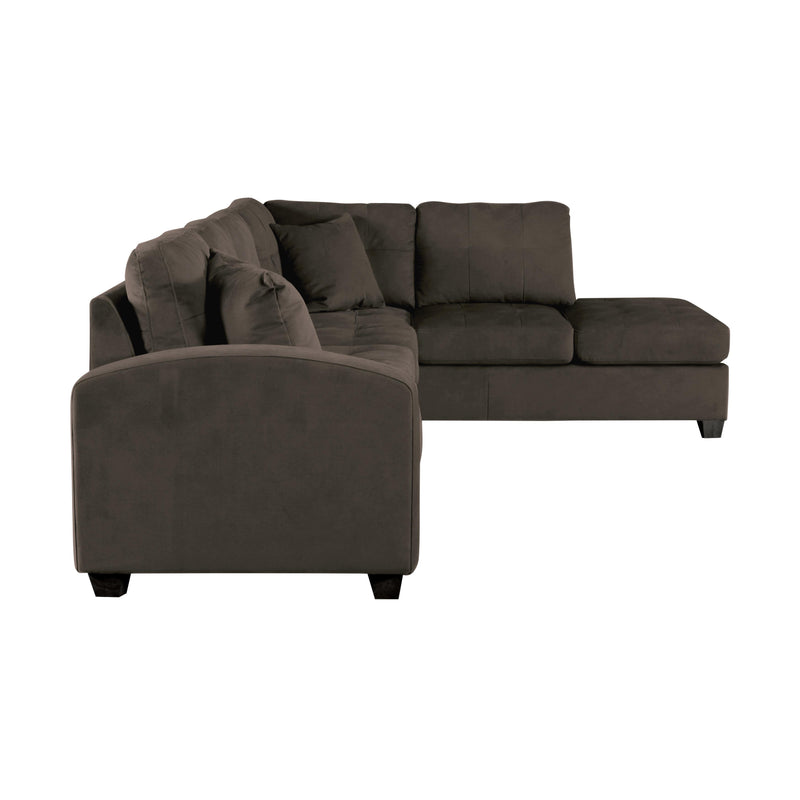 Homelegance Emilio Fabric 2 pc Sectional 8367CH* IMAGE 3