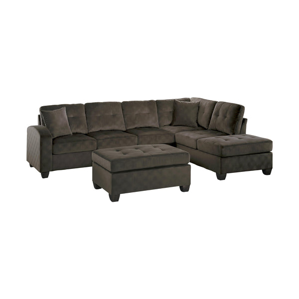 Homelegance Emilio Fabric 3 pc Sectional 8367CH*3 IMAGE 1