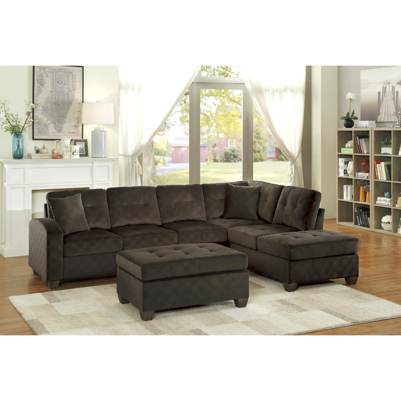 Homelegance Emilio Fabric 3 pc Sectional 8367CH*3 IMAGE 9