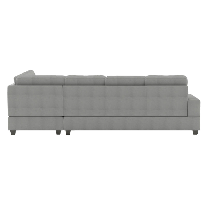 Homelegance Maston Fabric 2 pc Sectional 9507GRY*SC IMAGE 4