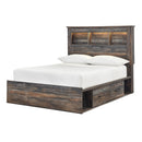  Signature Design by Ashley Drystan B211B44 Full Bookcase Bed with 2 Storage Drawers IMAGE 1