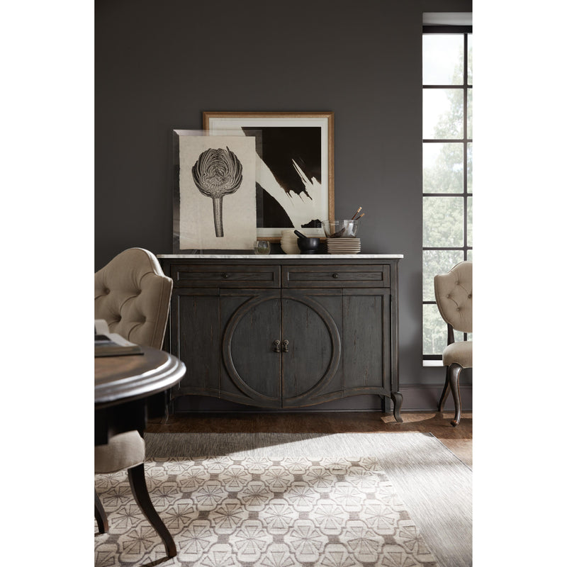 Hooker Furniture 1610-85005-GRY Melange Four-Door Two-Drawer Credenza IMAGE 3