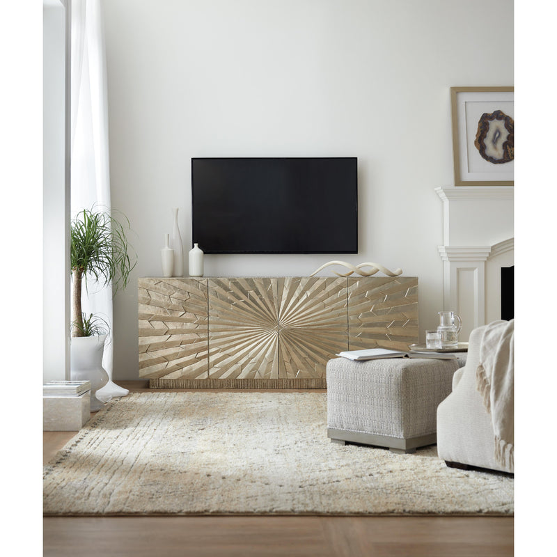Hooker Furniture 5667-55478-SLV Big Bang 78in Entertainment Console IMAGE 4