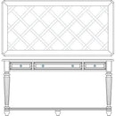 Hooker Furniture 281-10-458 Brookhaven Leg Desk IMAGE 4