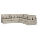 Bassett Beckham Fabric Sectional Beckham 2676 L-Shaped Sectional - Straw IMAGE 1