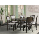  Elements International Amherst DAH500DT Dining Table - Dark Brown IMAGE 2