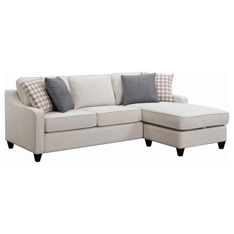 Coaster Furniture McLoughlin Fabric 2 pc Sectional 501840 IMAGE 1