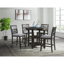  Elements International Amherst DAH550CSC Counter Height Side Chair IMAGE 2