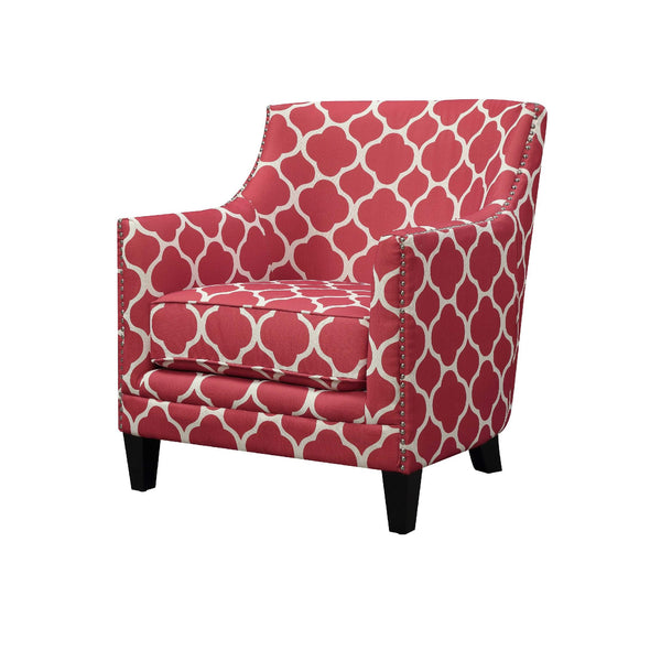  Elements International Dinah UDH708100CA Accent Chair - Patio Red IMAGE 1