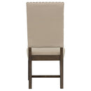 Coaster Furniture Twain 109143 Upholstered Dining Side Chair - Beige (Set of 2) IMAGE 5