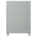  Coaster Furniture Gunnison 223215 5-Drawer Bedroom Chest - Silver Metallic IMAGE 6
