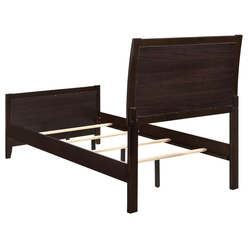  Coaster Furniture Carlton 202091T Wood Twin Panel Bed - Cappuccino IMAGE 3