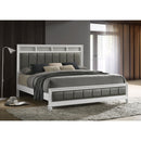 Coaster Furniture Barzini 205891KE Wood Eastern King Panel Bed - White IMAGE 6