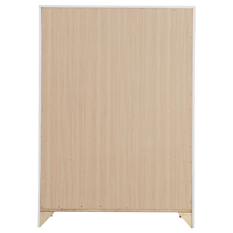 Coaster Furniture Brantford 207055 4-Drawer Bedroom Chest - Coastal White IMAGE 6