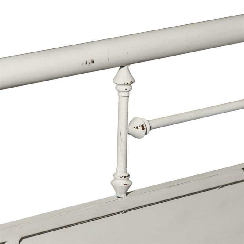 Liberty Furniture Industries Inc. Vintage 179-BR15HFR-AW King Metal Bed - Antique White IMAGE 5
