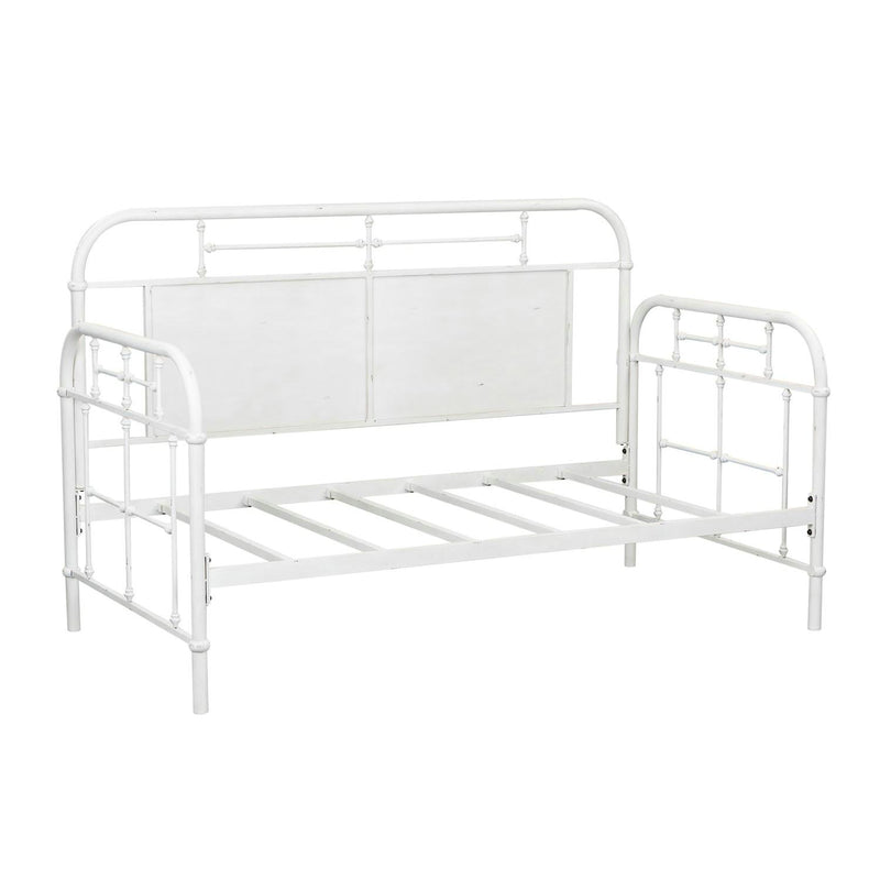 Liberty Furniture Industries Inc. Vintage Series 179-Day Twin Metal Daybed - Antique White IMAGE 2