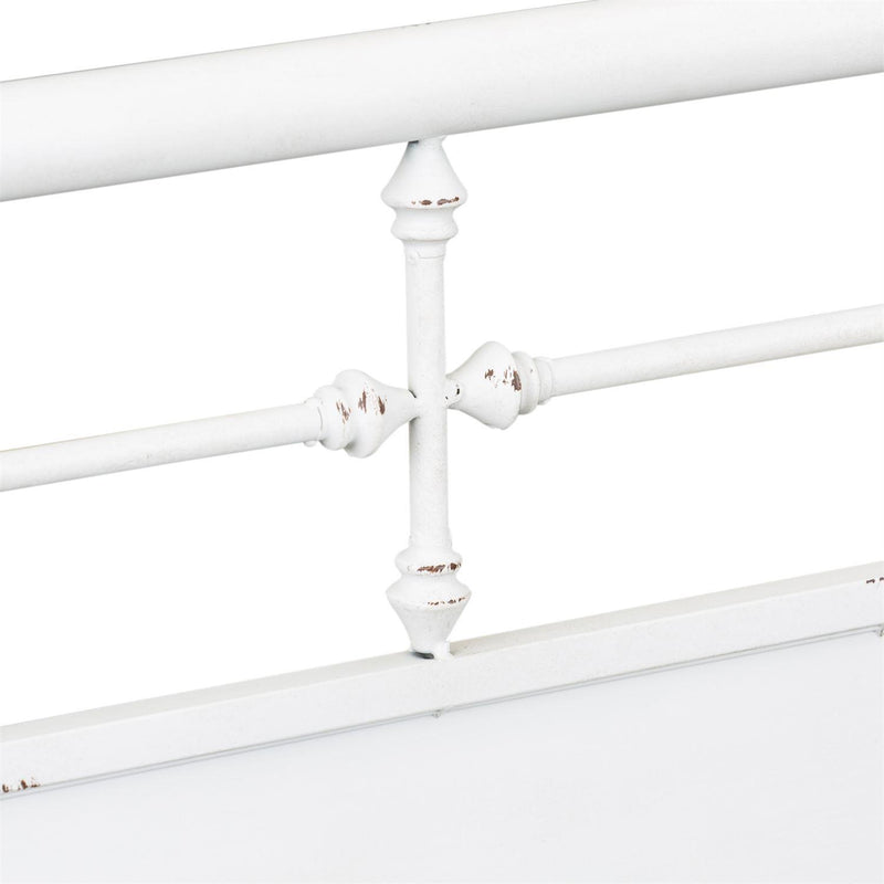Liberty Furniture Industries Inc. Vintage 179-BR11HFR-AW Twin Metal Bed - Antique White IMAGE 5
