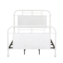 Liberty Furniture Industries Inc. Vintage 179-BR17HFR-AW Full Metal Bed - Antique White IMAGE 1