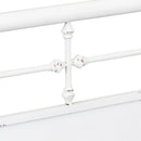 Liberty Furniture Industries Inc. Vintage 179-BR17HFR-AW Full Metal Bed - Antique White IMAGE 5