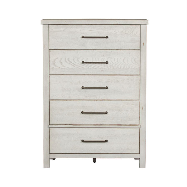 Liberty Furniture Industries Inc. Modern Farmhouse 406W-BR41 Chest - White IMAGE 1