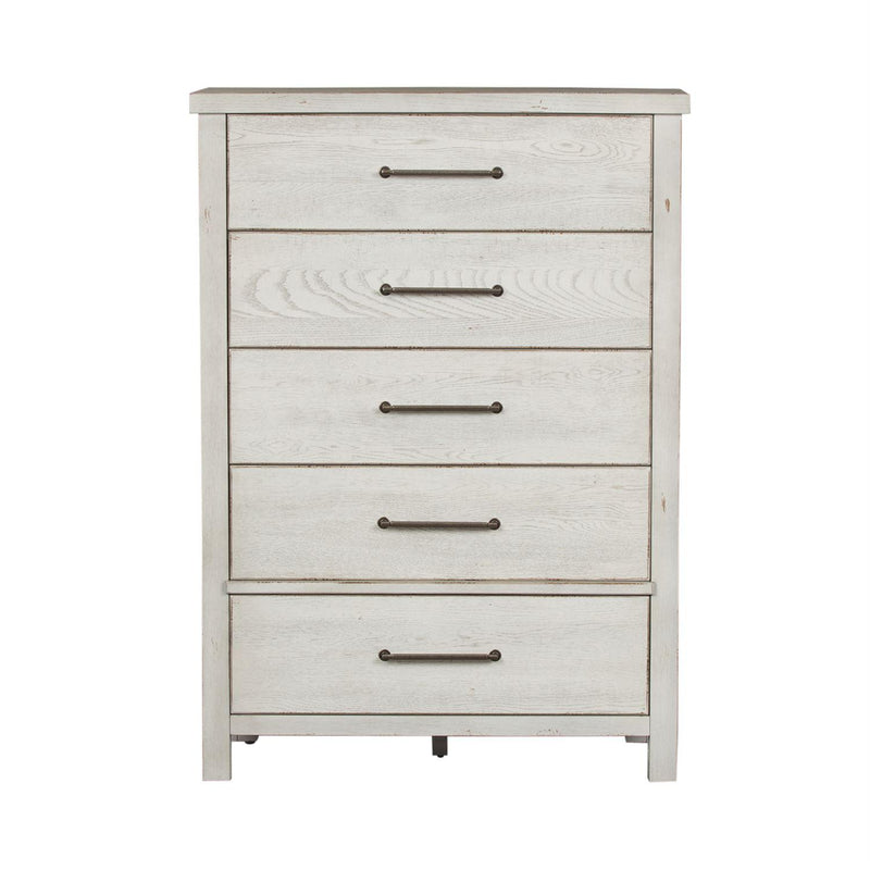Liberty Furniture Industries Inc. Modern Farmhouse 406W-BR41 Chest - White IMAGE 1