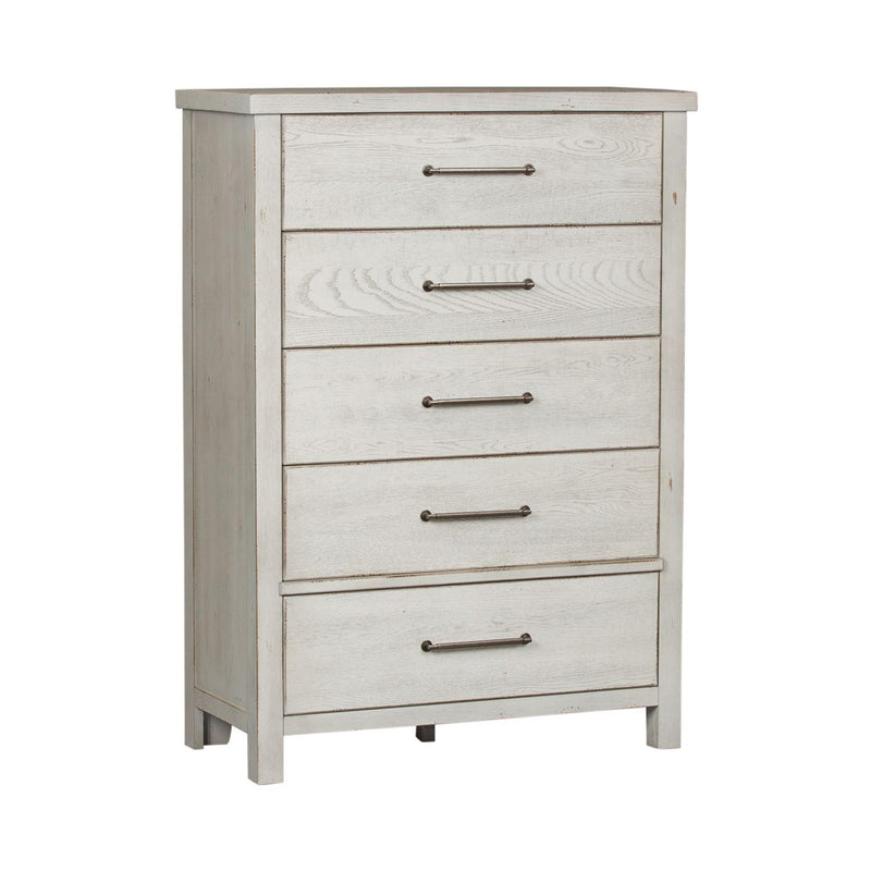 Liberty Furniture Industries Inc. Modern Farmhouse 406W-BR41 Chest - White IMAGE 2