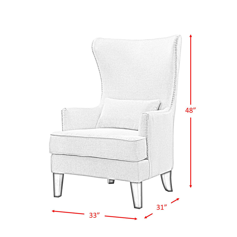 Elements International Kori Accent Chair - Berry IMAGE 10