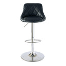  Elements International Melissa BMS800BSE Bar Stool - Black IMAGE 2