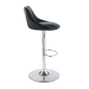  Elements International Melissa BMS800BSE Bar Stool - Black IMAGE 3