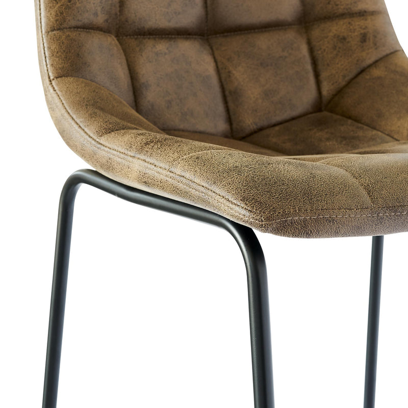  Elements International Seth BSH400BSE Bar Stool - Brown IMAGE 6