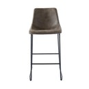  Elements International Wes BWS900BSE Bar Stool - Gray IMAGE 2