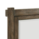  Elements International Scott SC300MR Dresser Mirror - Walnut IMAGE 4