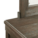  Elements International Scott SC300MR Dresser Mirror - Walnut IMAGE 5