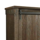  Elements International Scott SC370QB Queen Platform Storage Bed - Walnut IMAGE 5
