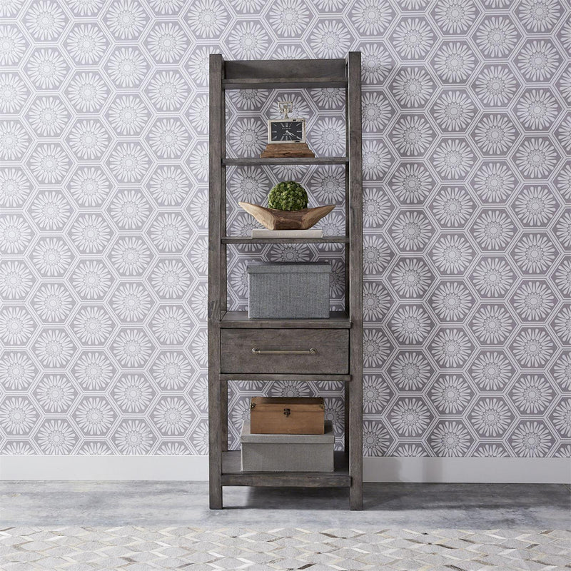 Liberty Furniture Industries Inc. Modern Farmhouse 406-HO201 Leaning Bookcase IMAGE 6