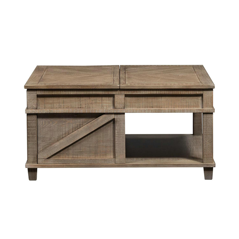 Liberty Furniture Industries Inc. Parkland Falls 172-OT1010 Square Lift Top Cocktail Table IMAGE 2