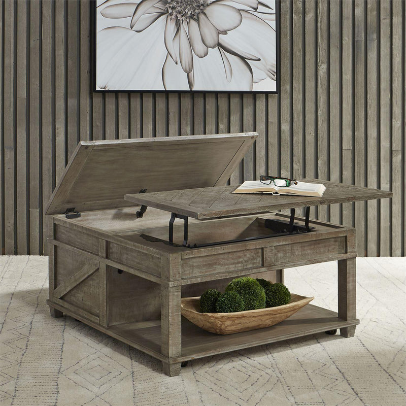 Liberty Furniture Industries Inc. Parkland Falls 172-OT1010 Square Lift Top Cocktail Table IMAGE 7