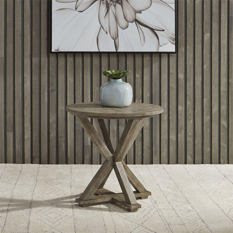 Liberty Furniture Industries Inc. Parkland Falls 172-OT1021 Round End Table IMAGE 8