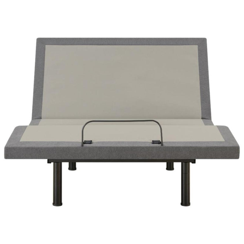  Coaster Furniture Negan 350132TL Twin Extra Long Adjustable Bed Base - Grey and Black IMAGE 2