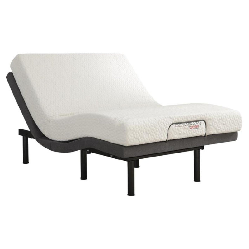 Coaster Furniture Negan 350132Q Queen Adjustable Bed Base - Grey and Black IMAGE 11