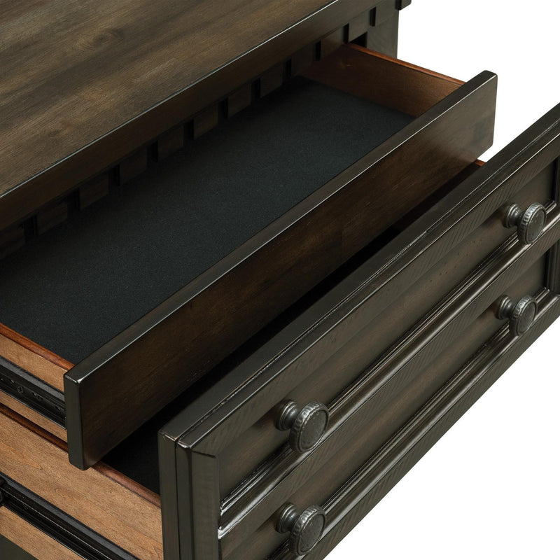 Elements International McCabe MB600NS 2-Drawer Nightstand IMAGE 7