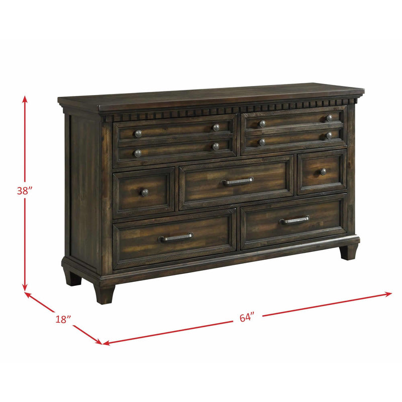 Elements International McCabe MB600DR 7-Drawer Dresser IMAGE 13