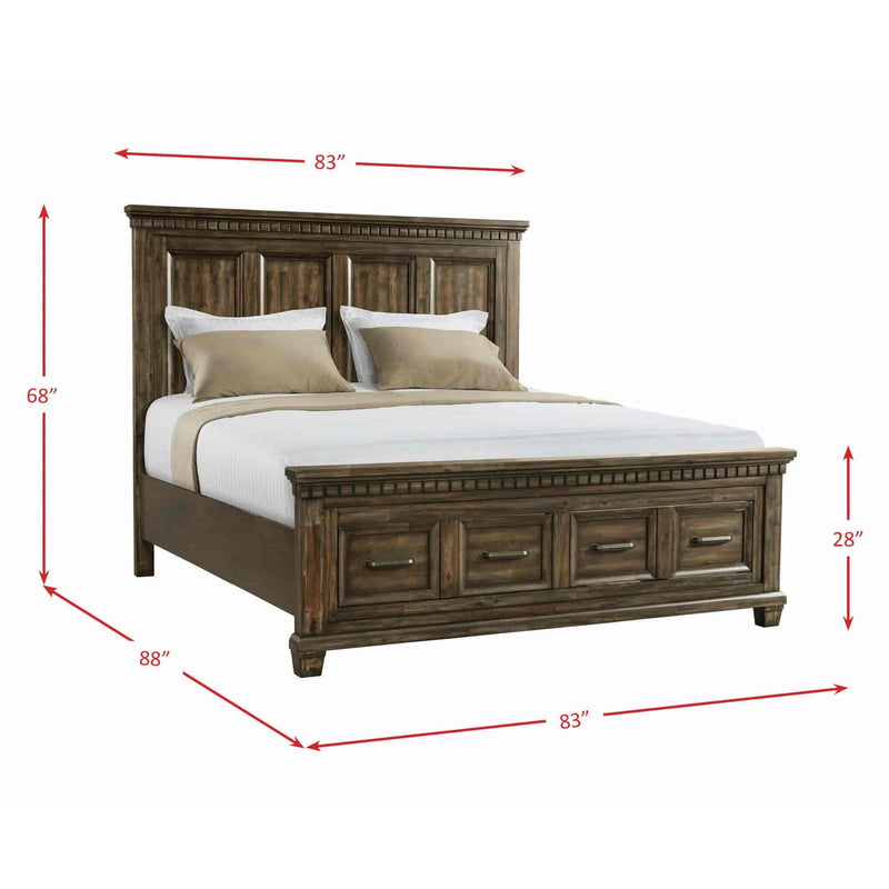 Elements International McCabe MB600KB King Platform Storage Bed IMAGE 14