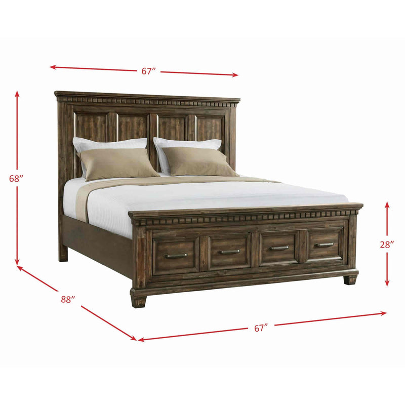 Elements International McCabe MB600QB Queen Platform Storage Bed IMAGE 14