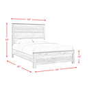  Elements International Millers Cove MC300QB Queen Panel Bed IMAGE 9
