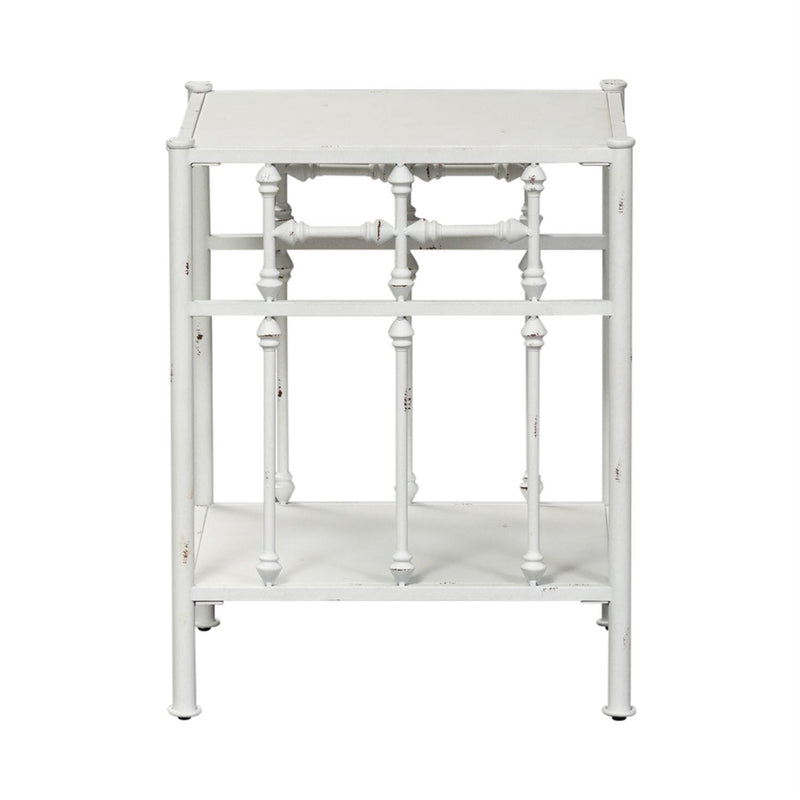 Liberty Furniture Industries Inc. Vintage Series 179-BR61 Open Nightstand - Antique White IMAGE 3