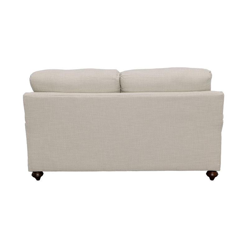 Coaster Furniture Glenn 511092 Upholstered English Arm Loveseat - Light Grey and Blue IMAGE 5