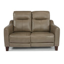 Flexsteel Forte Power Reclining Leather Match Loveseat 1197-60PH 282-80 IMAGE 1